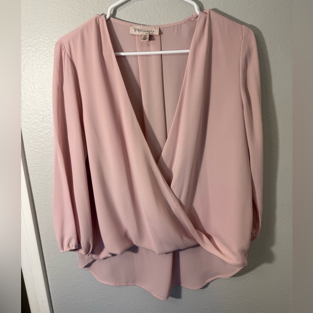 Philosophy Blush‎ Pink Women's Blouse